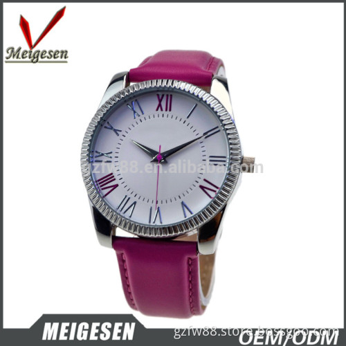 3 ATM Waterproof oem Cheap PU Leather Belt Simple Lady Watch 2016